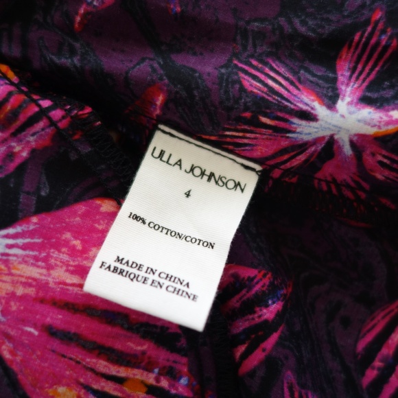 ULLA JOHNSON off the shoulder Caprice Midi Dress - Picture 12 of 12